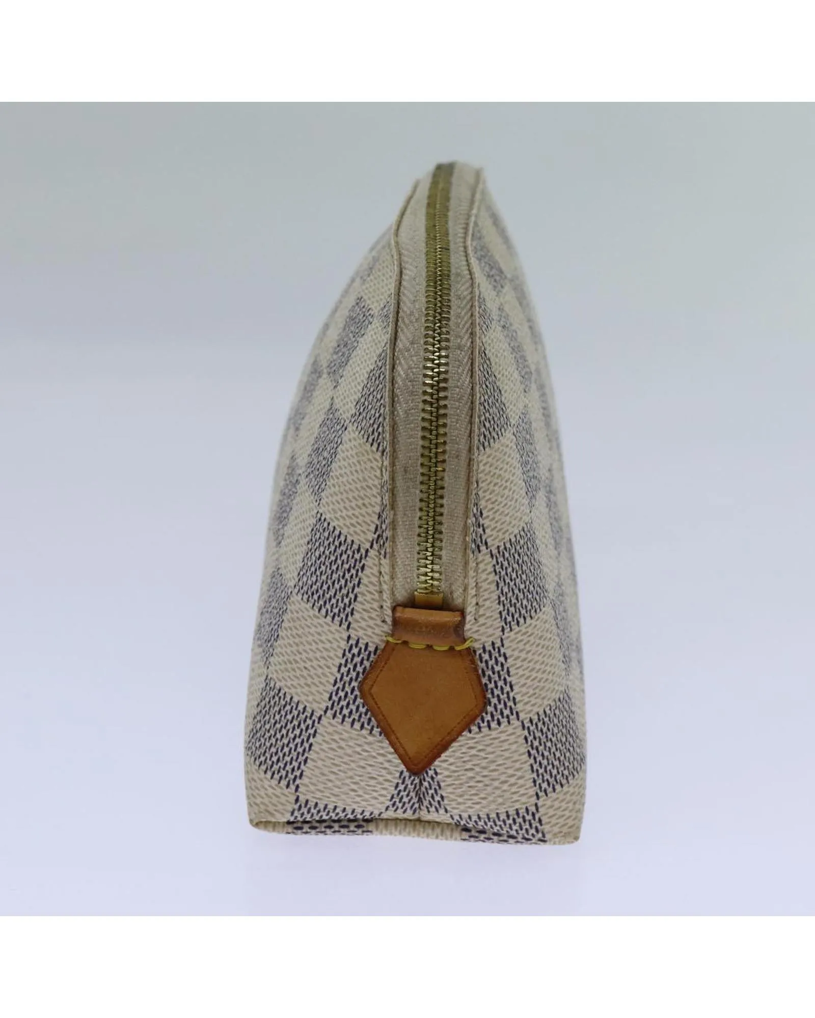 Durable Damier Azur Pouch with Accessory Pocket - BC Rank
