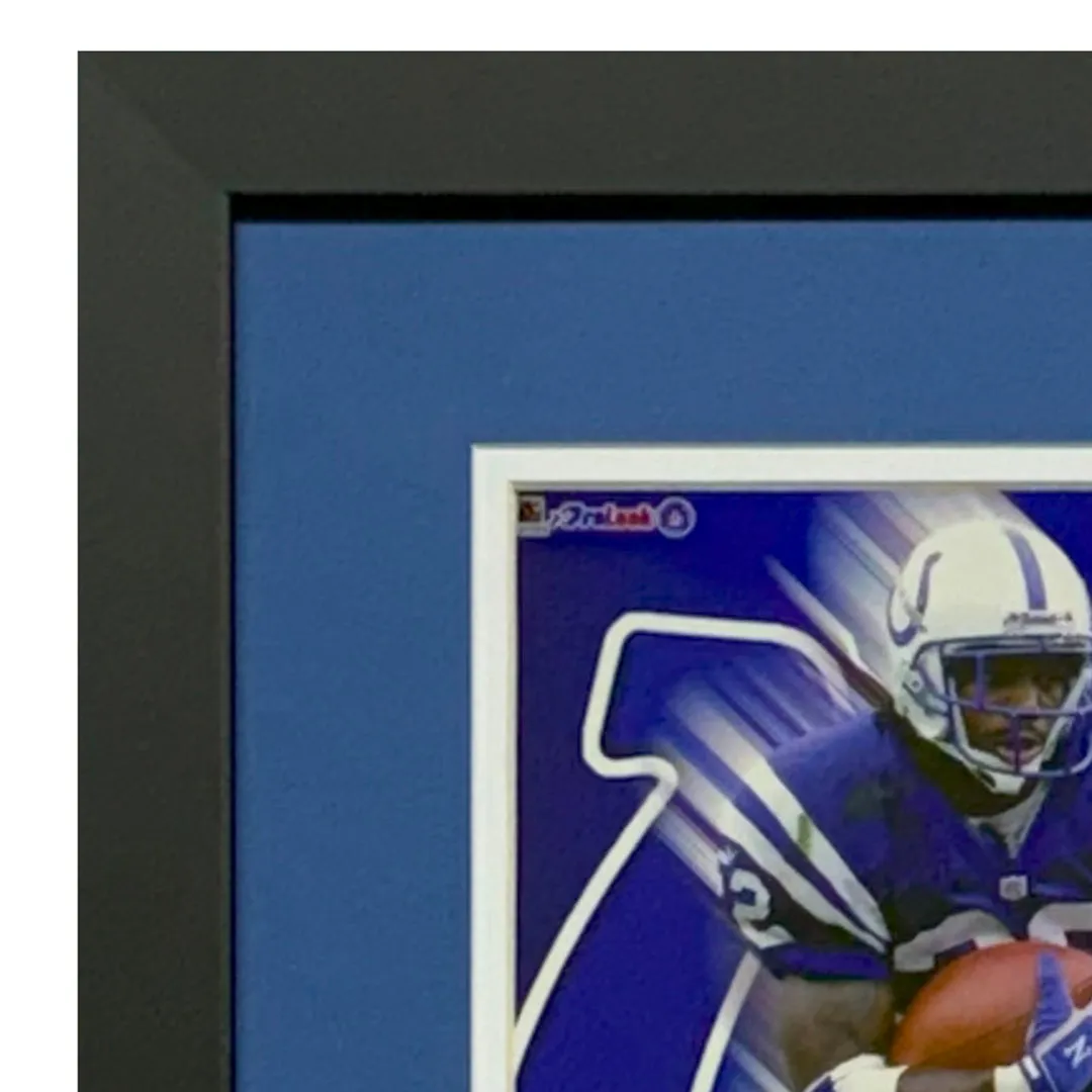 Edgerrin James Signed Indianapolis Colts Framed 8x10 Photo