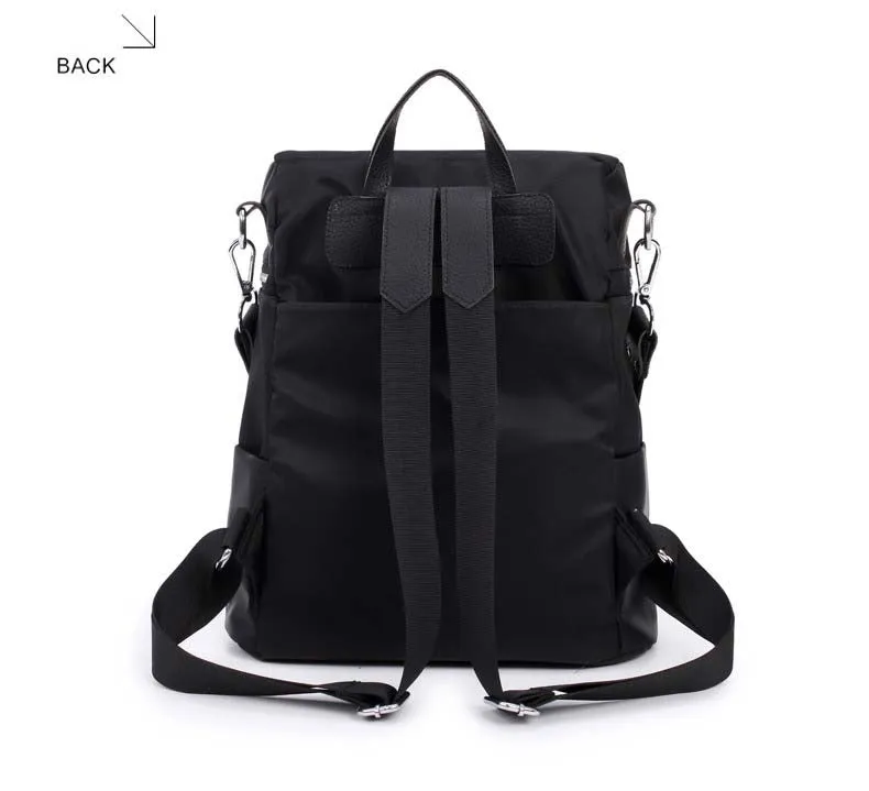 Elegant Flower Dragon Fly Backpack with 3D embroidery
