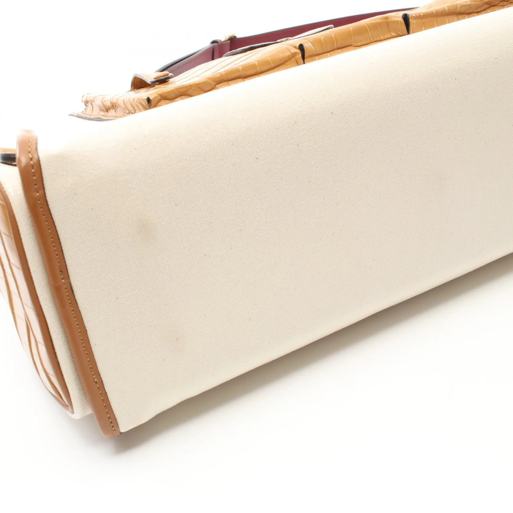 Fendi Peekaboo Defender Handbag PVC Canvas Leather