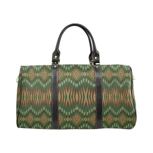 Fire Feather Green Waterproof Travel Bag