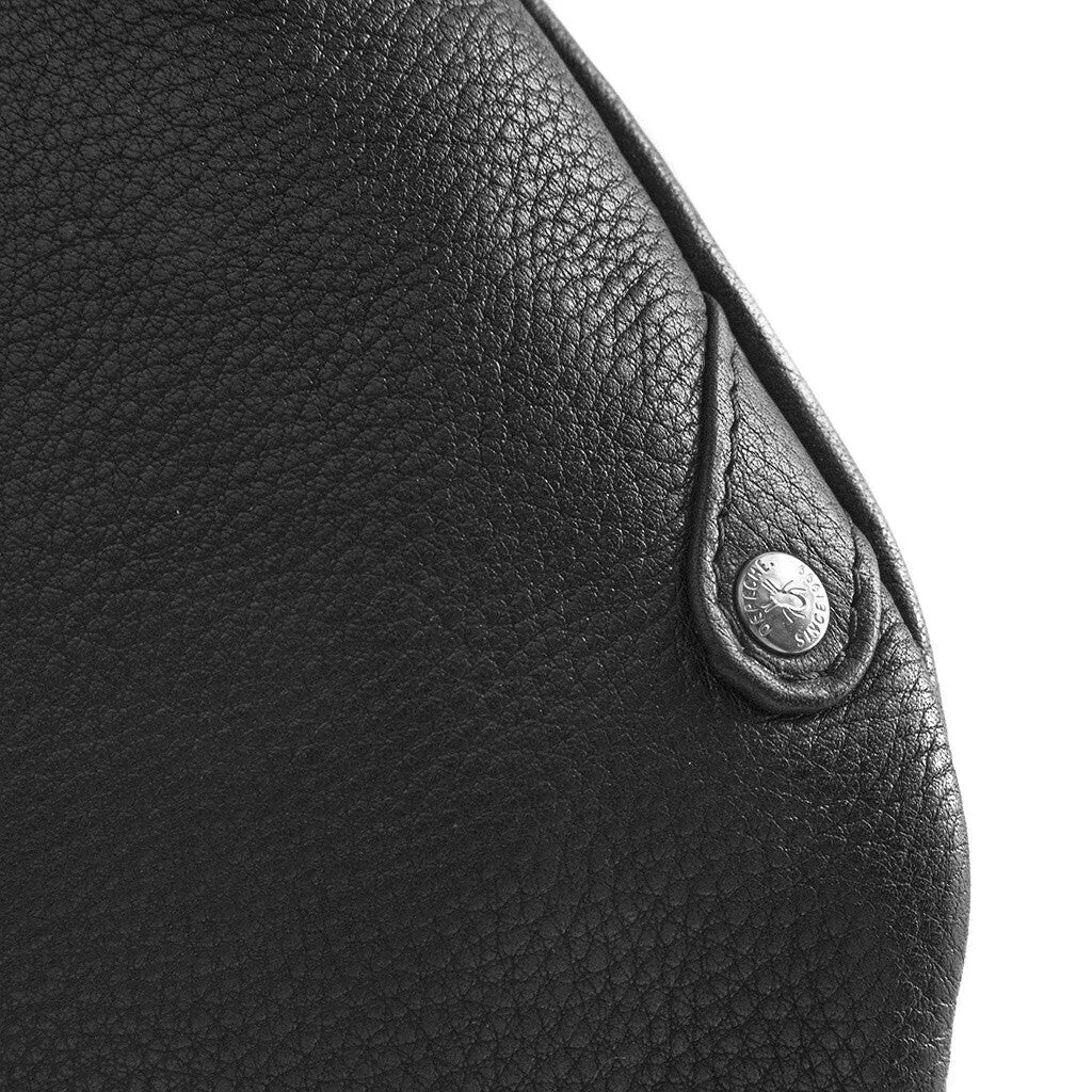 Functional and beautiful leather bumbag / 16202 - Black (Nero)
