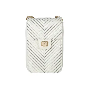 Furla Popstar Vertical Crossbody Bag - White