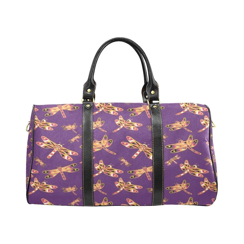 Gathering Yellow Purple Waterproof Travel Bag/Small