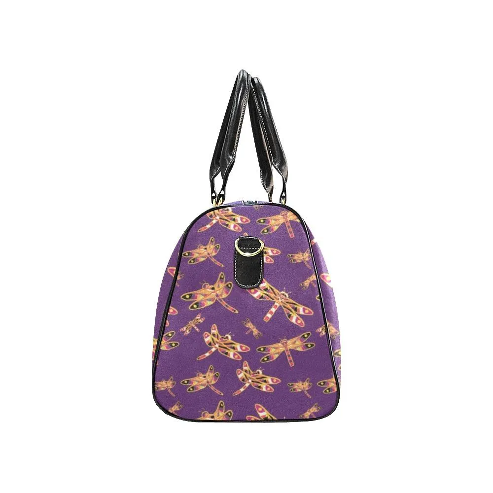 Gathering Yellow Purple Waterproof Travel Bag/Small