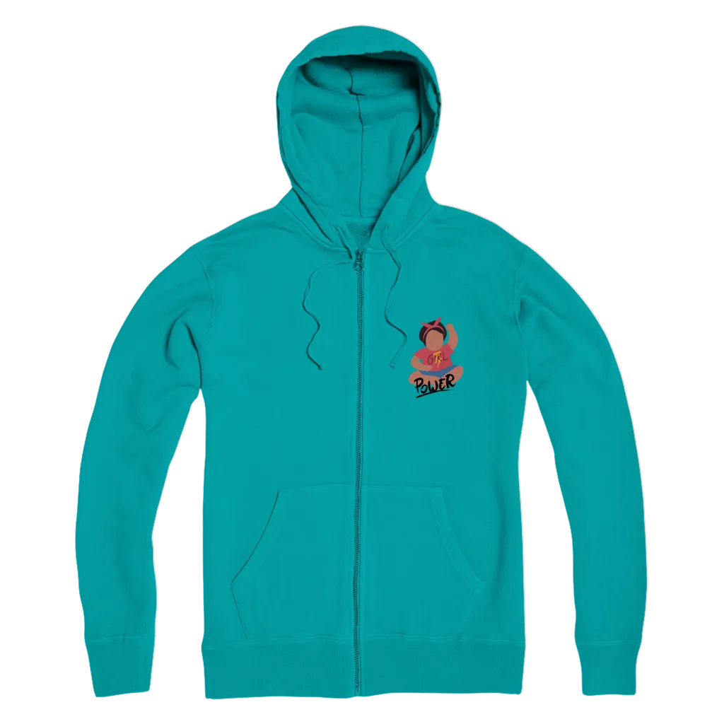 Girl Power Premium Adult Zip Hoodie