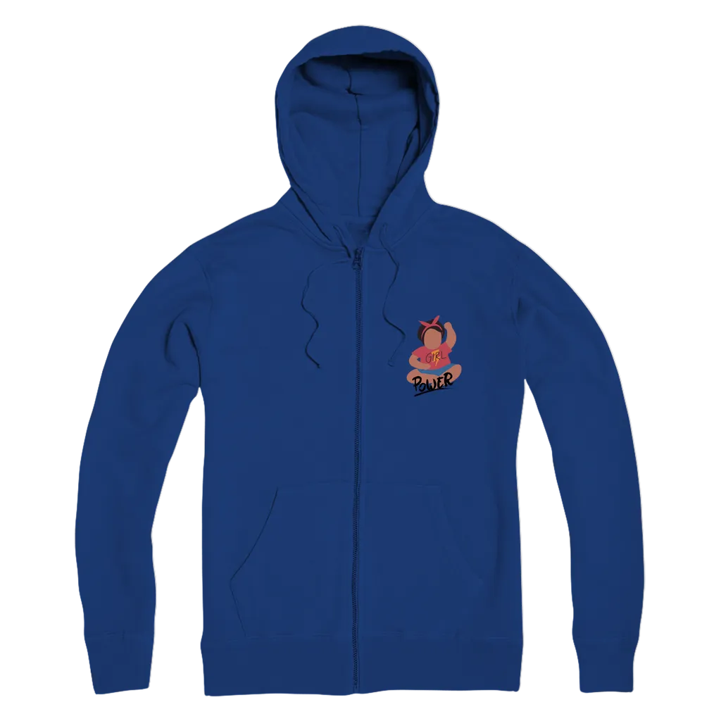 Girl Power Premium Adult Zip Hoodie