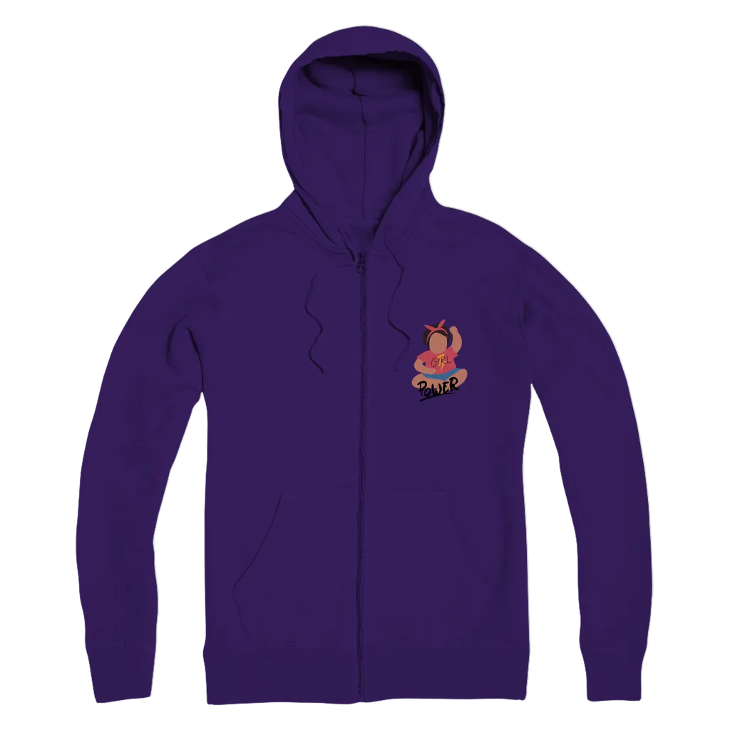 Girl Power Premium Adult Zip Hoodie