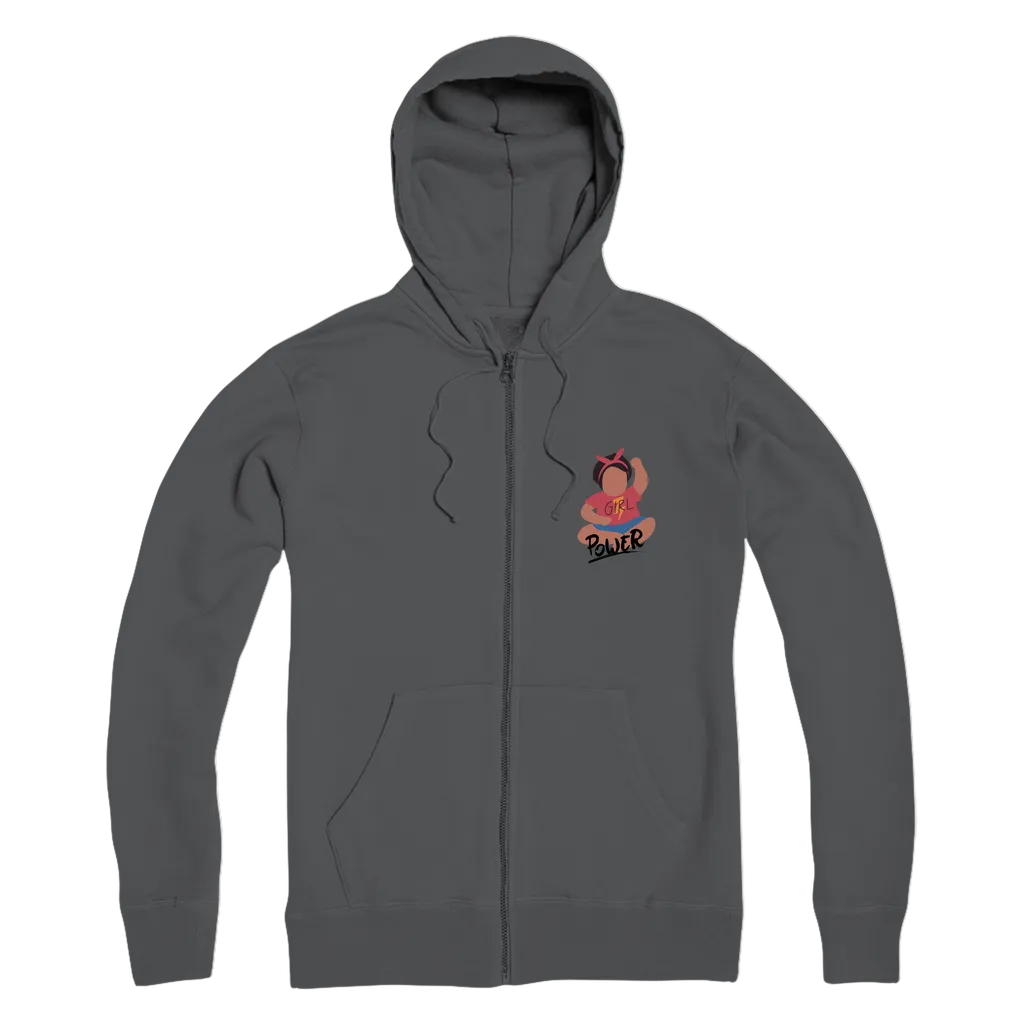 Girl Power Premium Adult Zip Hoodie