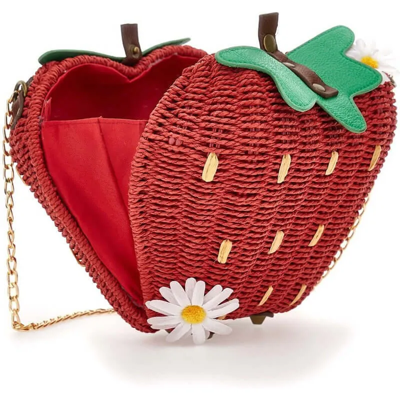 Girls Craft Strawberry Bag