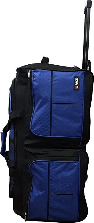 HiPack Rolling Duffel Bag 28 inch Blue (TRD Blue)