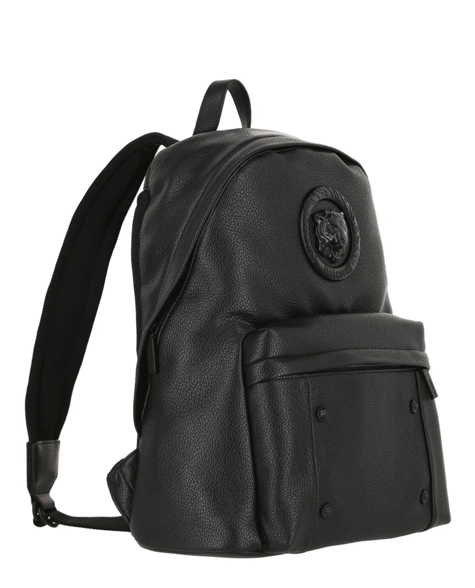 Just Cavalli Tiger Embossed Logo Backpack