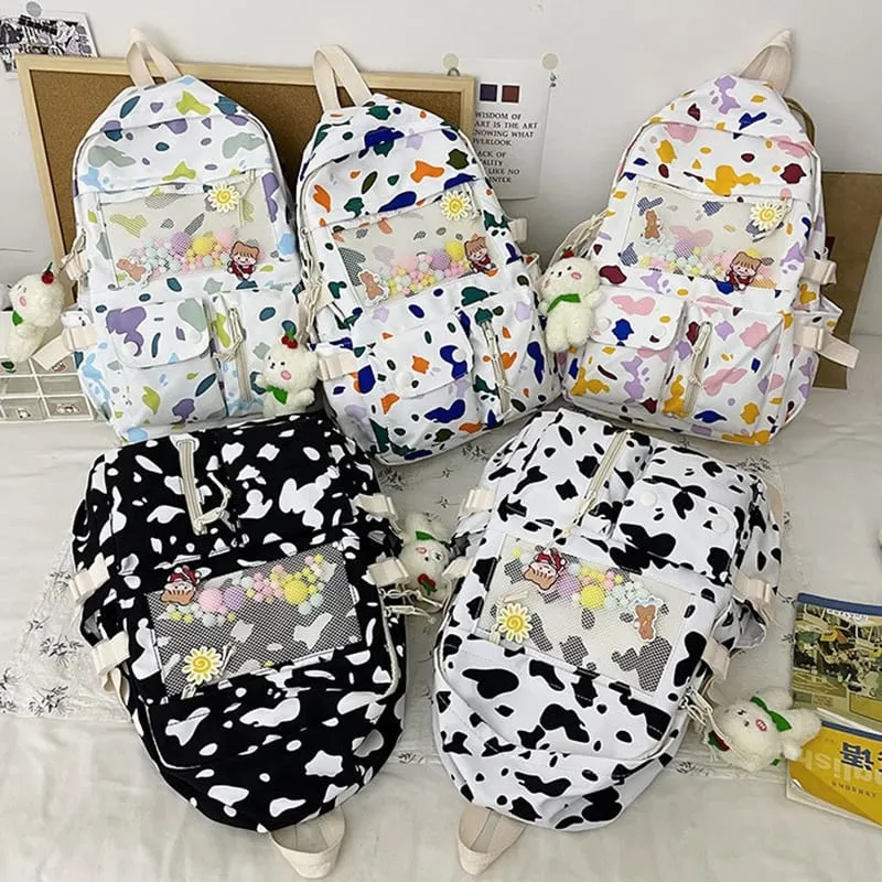Kawaii Cartoon Colorful Backpack