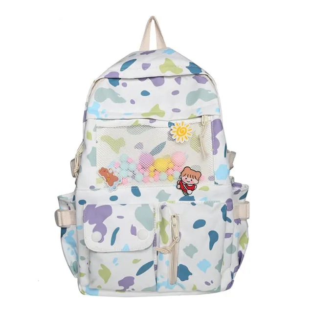Kawaii Cartoon Colorful Backpack