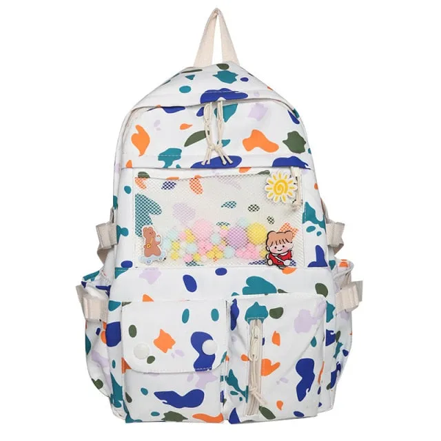 Kawaii Cartoon Colorful Backpack