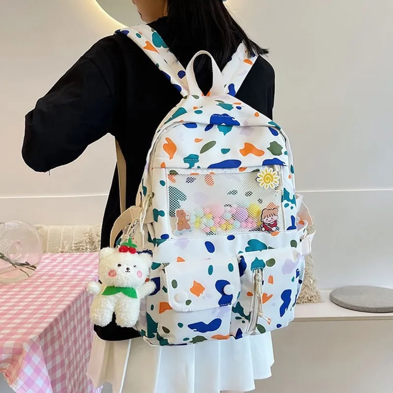Kawaii Cartoon Colorful Backpack