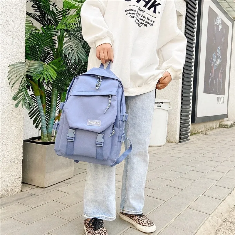 Kawaii Korean Nylon Backpack