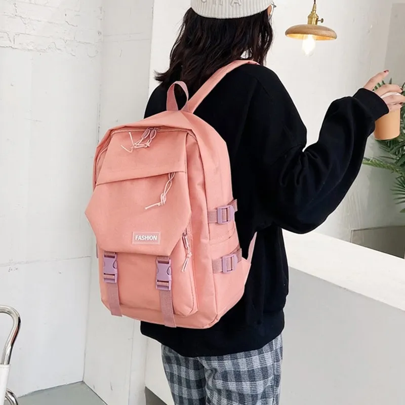 Kawaii Korean Nylon Backpack