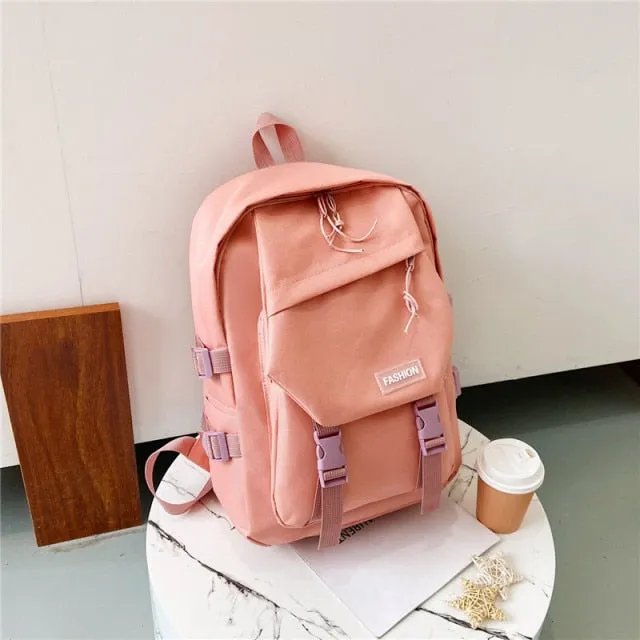 Kawaii Korean Nylon Backpack