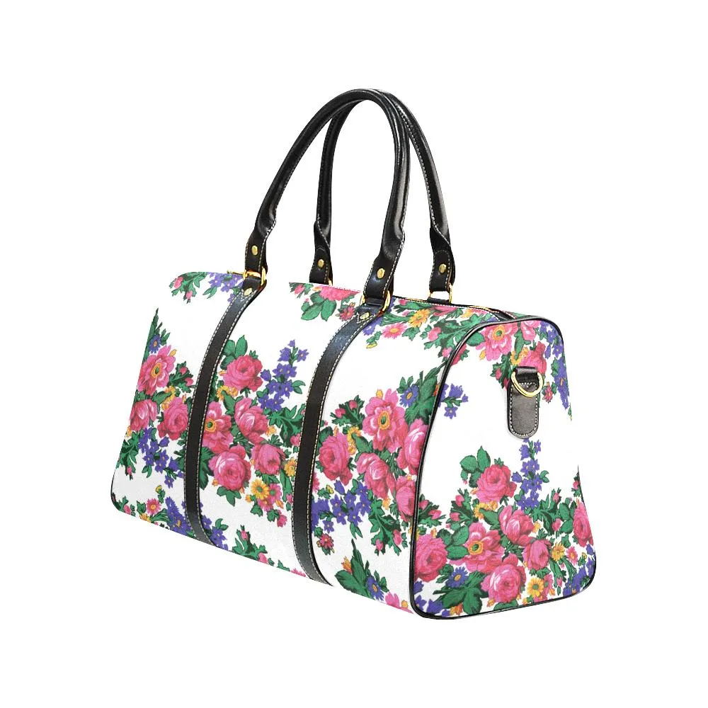 Kokum's Revenge-White Waterproof Travel Bag