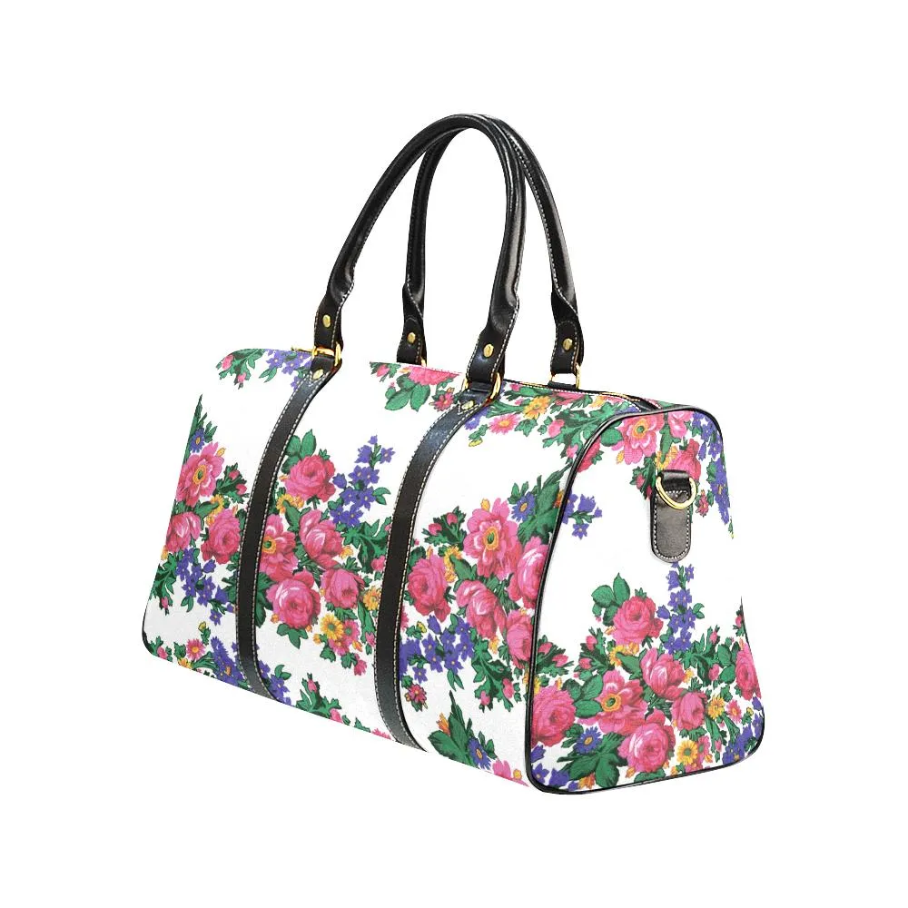 Kokum's Revenge-White Waterproof Travel Bag