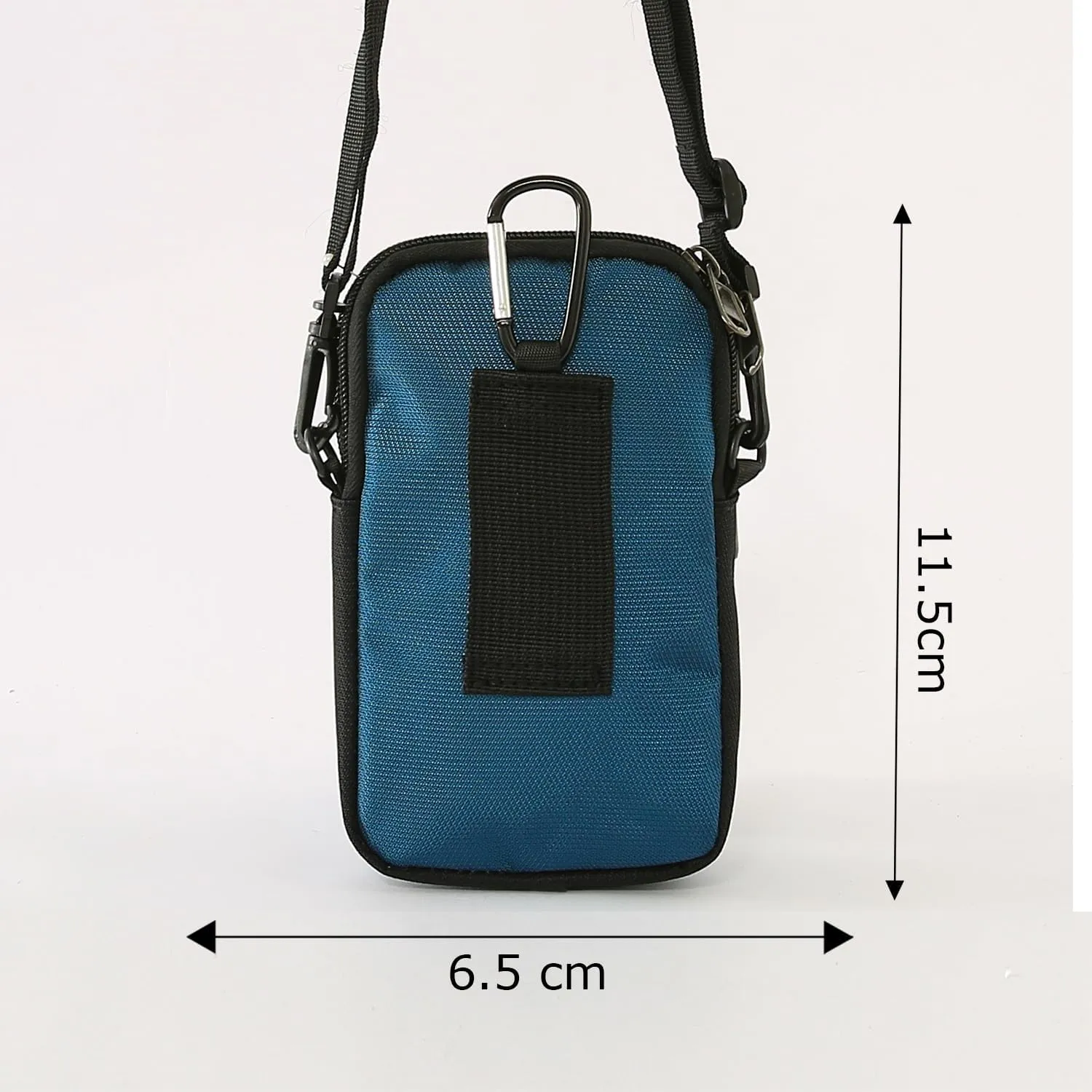 Kuber Industries Paspport Holder for Men & Women|Multifunction Passport Cover Bag|Nylon Passport Pouch for Luggage-Pack of 5 (Blue)