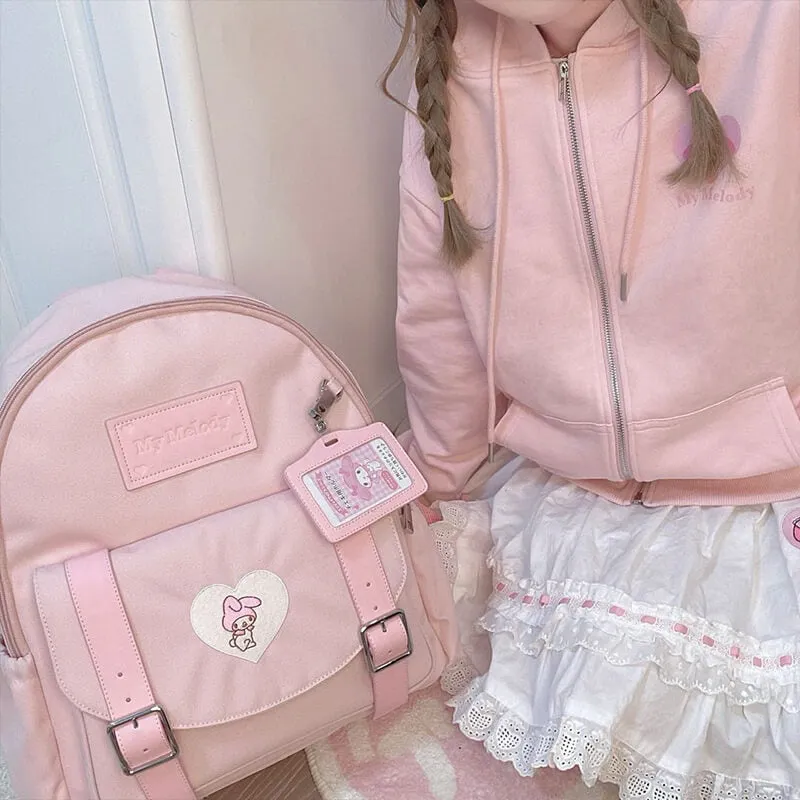 Kuromi Canvas Backpack