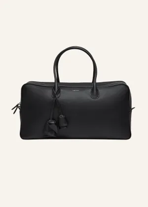 Large Brigitte bag in black leather