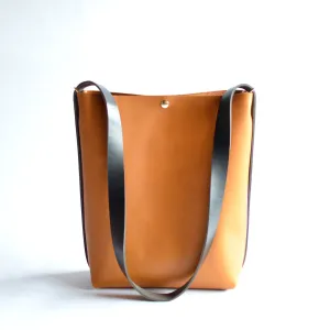 Large Crossback (crossbody   backpack) - Honey Leather