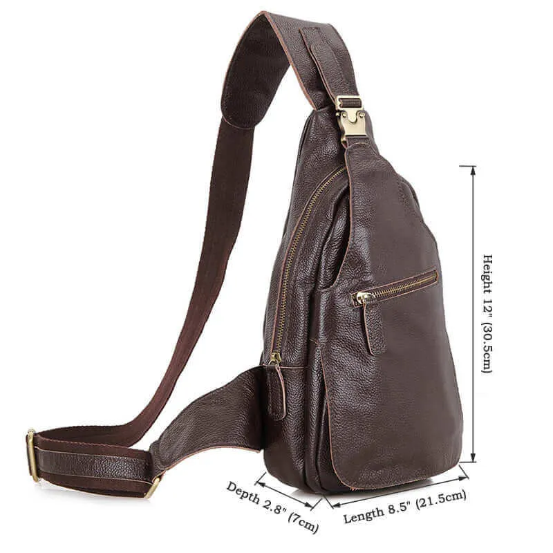 Leather Crossbody Sling Bag – Stylish & Versatile