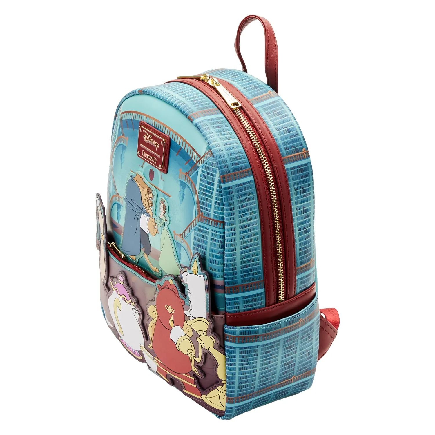 LF Disney Beauty And The Beast Library Scene Mini Backpack