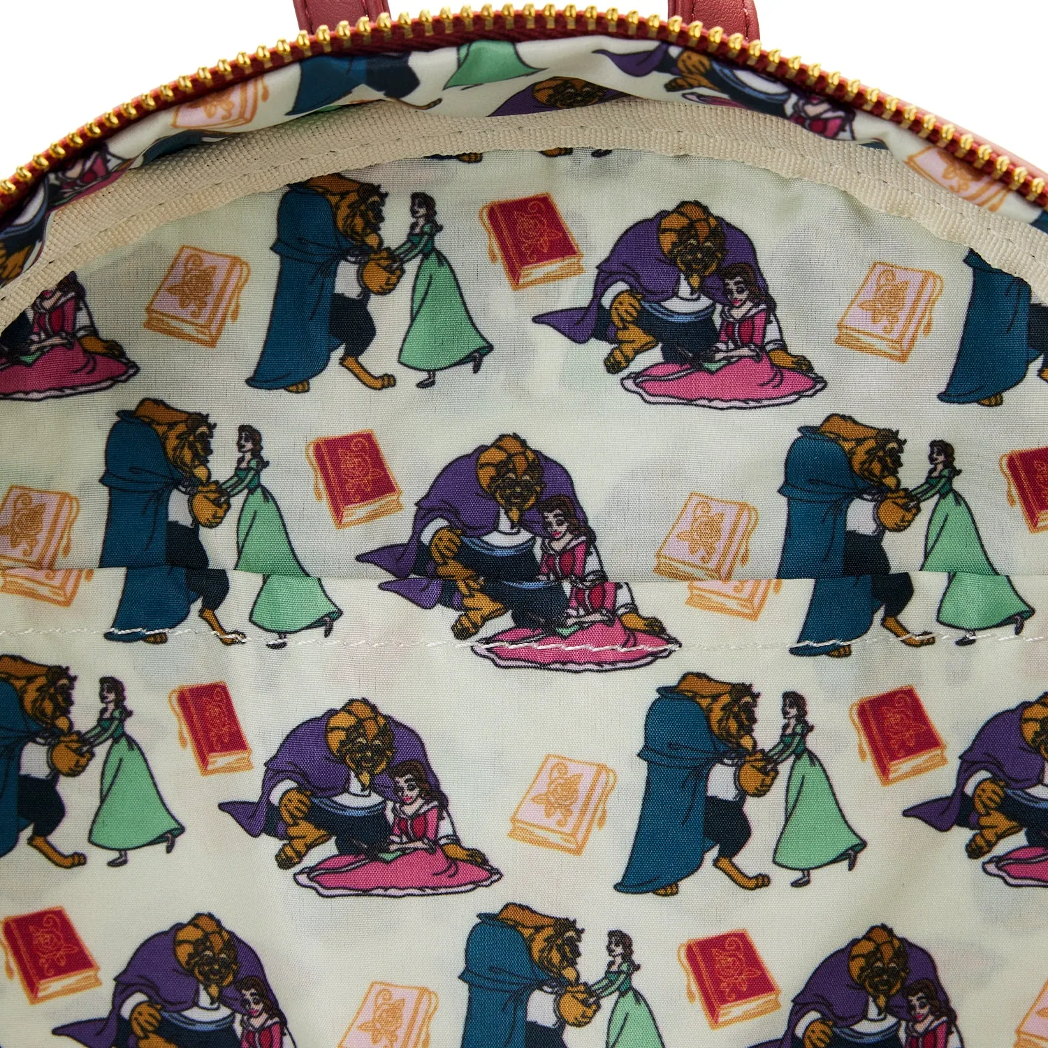 LF Disney Beauty And The Beast Library Scene Mini Backpack