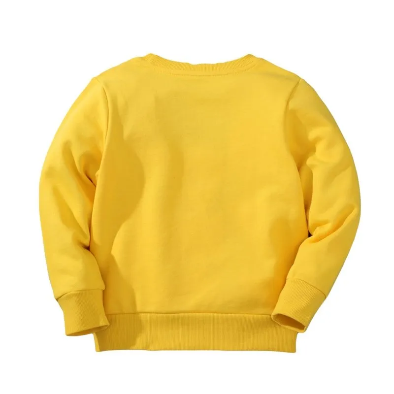 Little Boy's Yellow Cartoon Sweatshirt