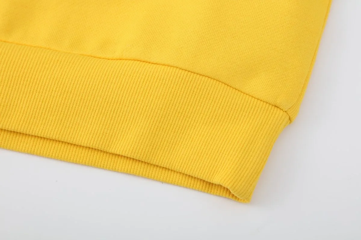 Little Boy's Yellow Cartoon Sweatshirt