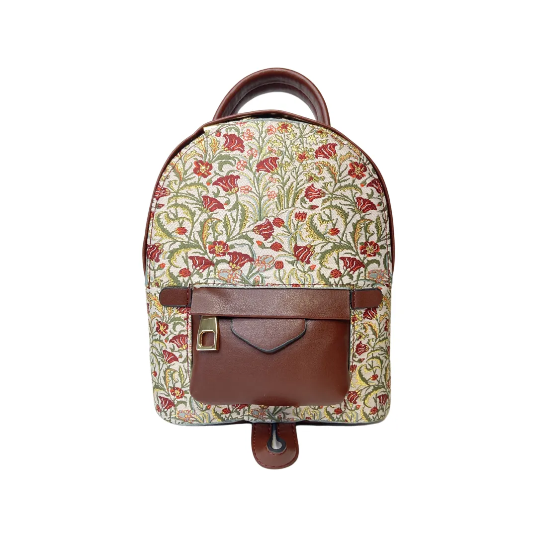 Mini Backpack - Motif Designed Backpack - Kilim Patterns Carry on