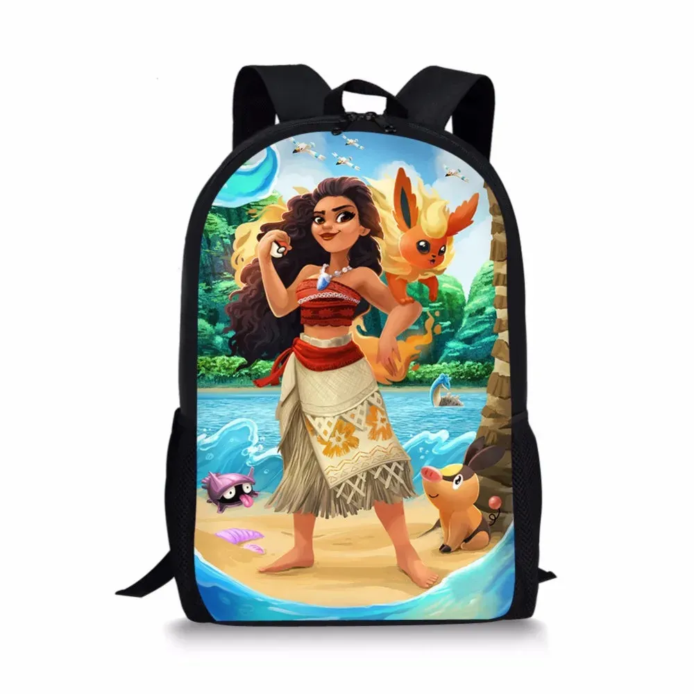 Moana School Backpack Student Bag Children Bookbag