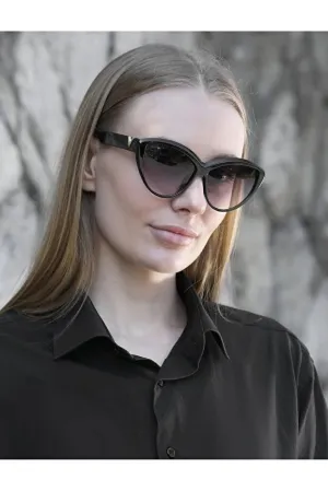 ModaLand Women's Black Trendy Lightweight Sunglasses