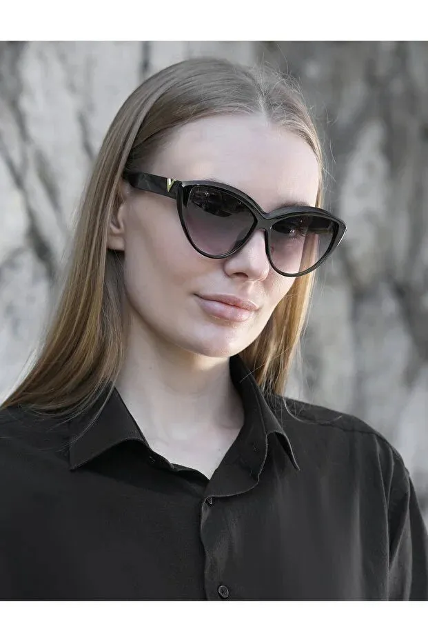 ModaLand Women's Black Trendy Lightweight Sunglasses