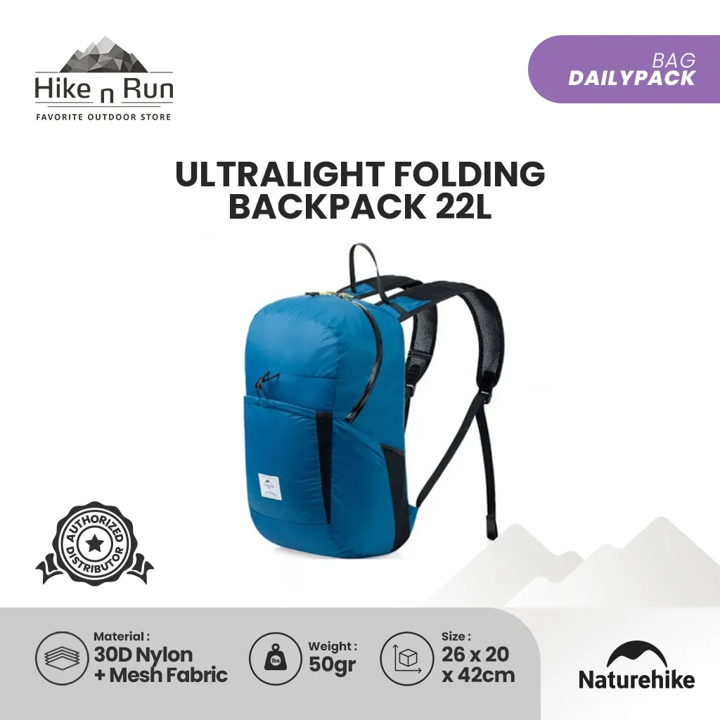 Naturehike Ultralight Folding Backpack 22L NH17A017-B