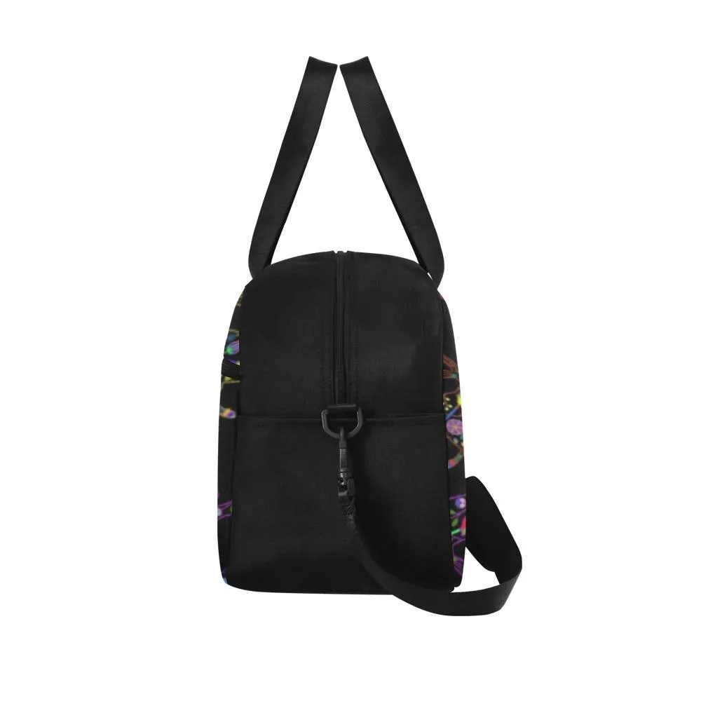 Neon Floral Elks Weekend Travel Bag