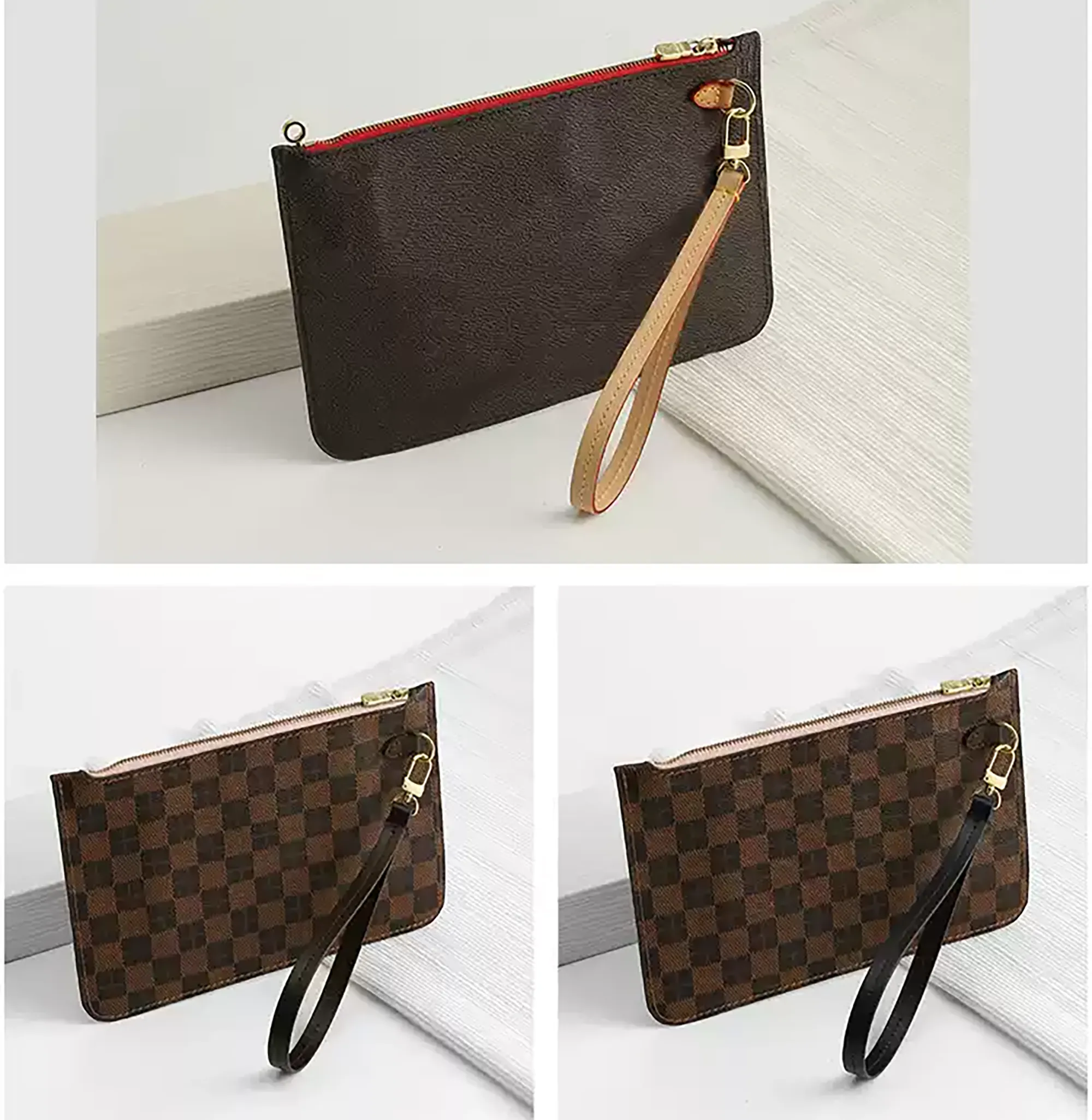Neverfull MM handbag replacement strap, coin purse leather strap, clutch replacement accessories