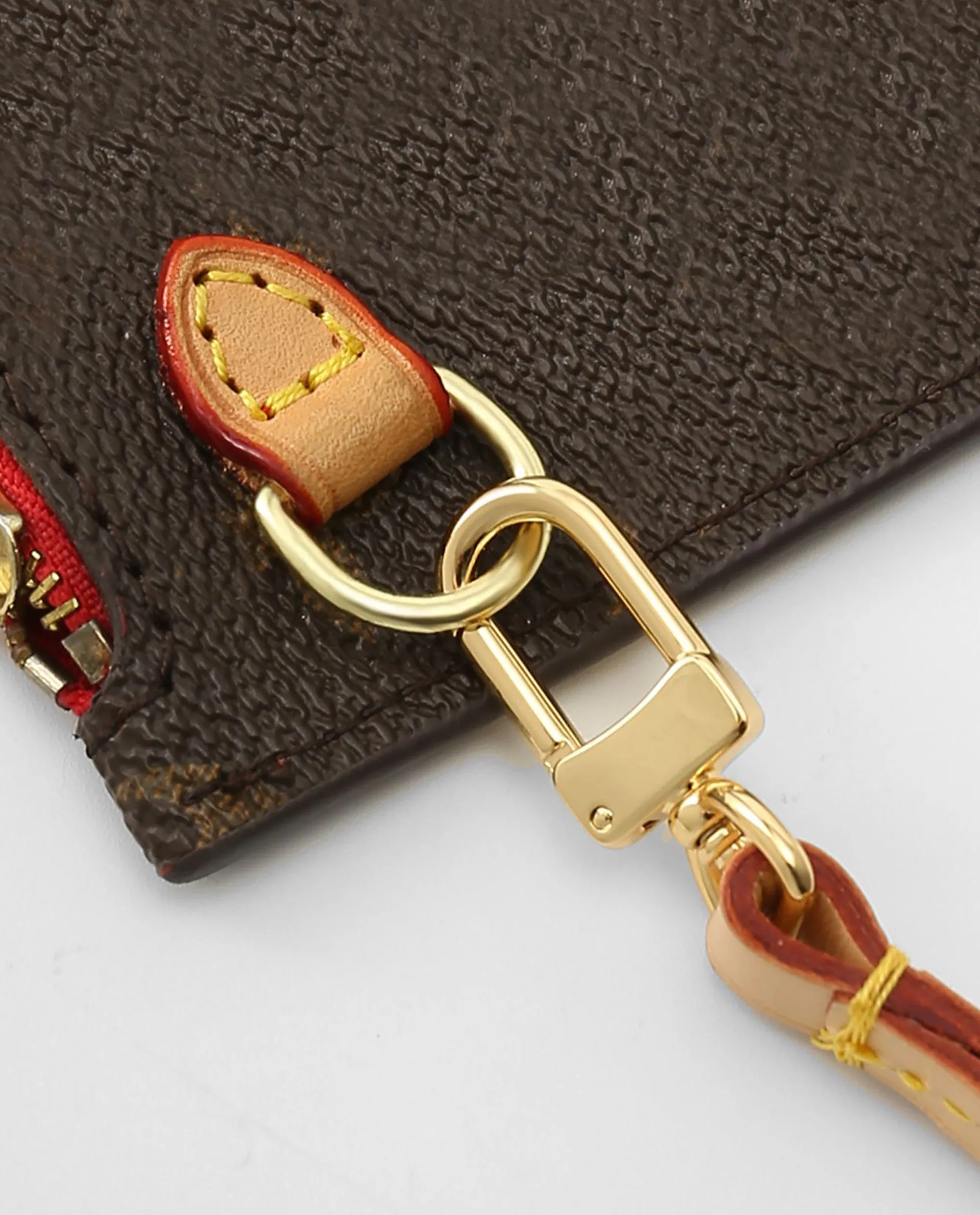 Neverfull MM handbag replacement strap, coin purse leather strap, clutch replacement accessories