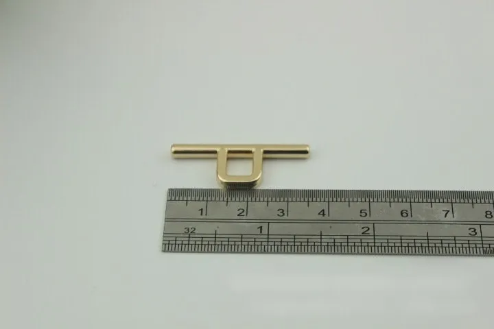 OI OT Strap Handles Connector 1 3/8 Inch 35mm Lock Buckle Black Gold Hardware Leather Purse Bag Handbag Clutch Backpack Diy Supplies