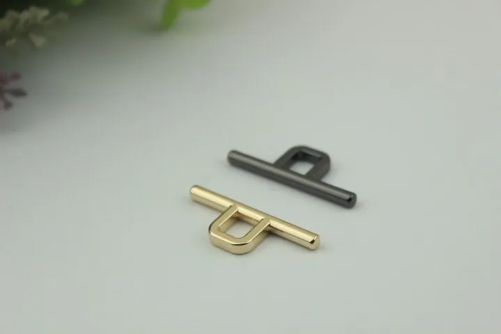 OI OT Strap Handles Connector 1 3/8 Inch 35mm Lock Buckle Black Gold Hardware Leather Purse Bag Handbag Clutch Backpack Diy Supplies