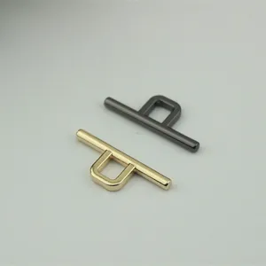 OI OT Strap Handles Connector 1 3/8 Inch 35mm Lock Buckle Black Gold Hardware Leather Purse Bag Handbag Clutch Backpack Diy Supplies