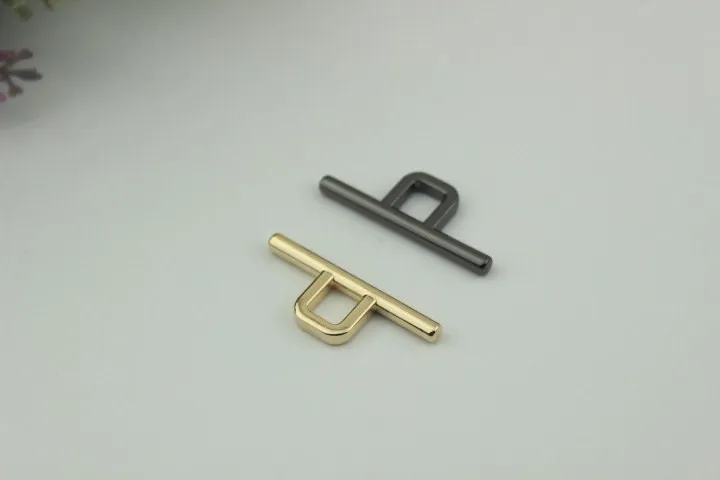 OI OT Strap Handles Connector 1 3/8 Inch 35mm Lock Buckle Black Gold Hardware Leather Purse Bag Handbag Clutch Backpack Diy Supplies