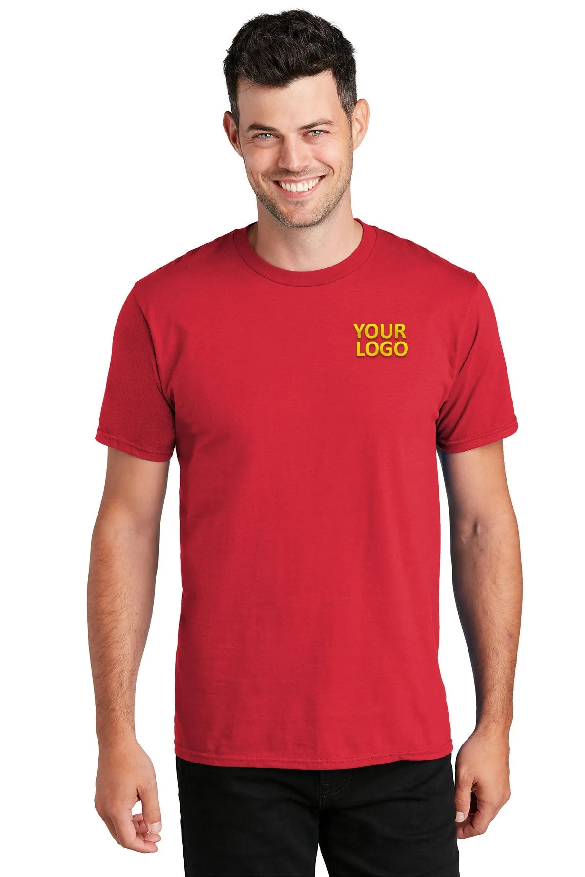 Port & Company Fan Branded Favorite Tee's, Athletic Red