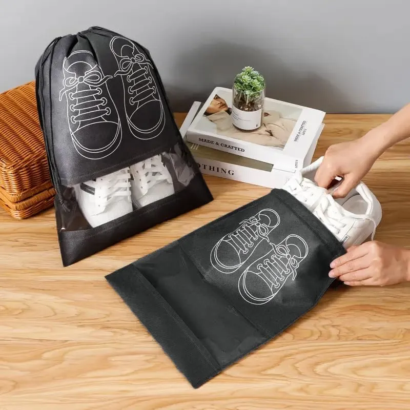 Portable Travel Shoe Bag Waterproof Large Capacity Shoes Bags (Each bag holds 1 pair of shoes)