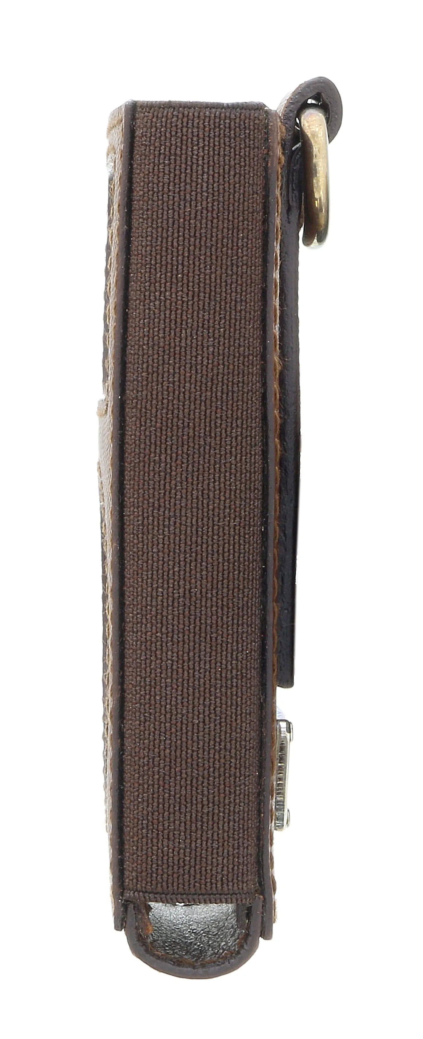 Prada Brown Leather Signature Handbag Accessory