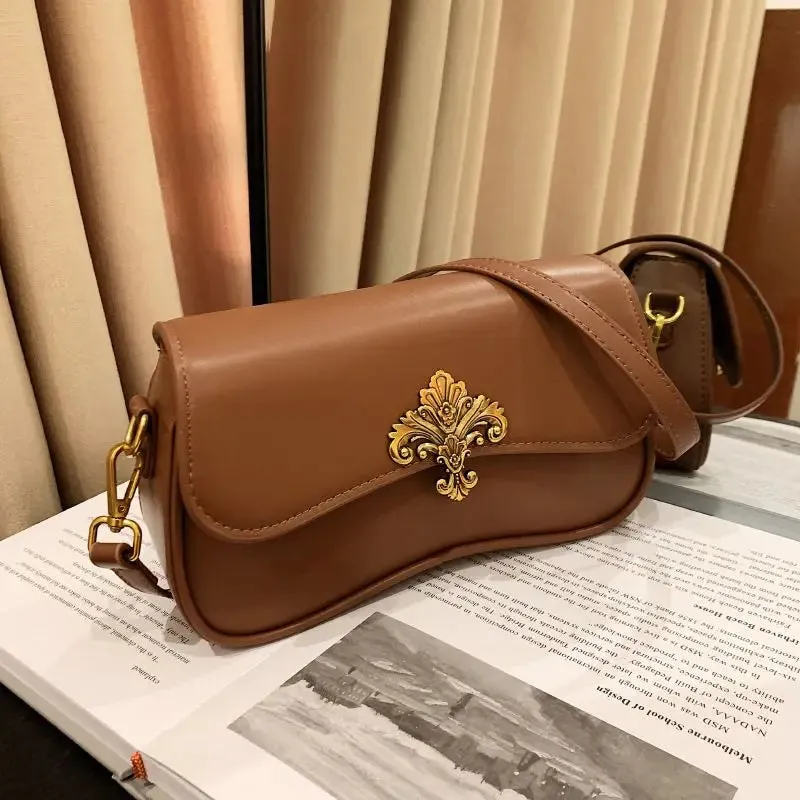 Pre Order: Elegant Floral Embellished Shoulder Bag